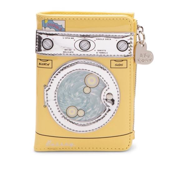 Betsey Johnson Handbags - Betsey Johnson Kitsch Spin Me Bi-Fold Yellow Wallet BJ34665M New Sealed
